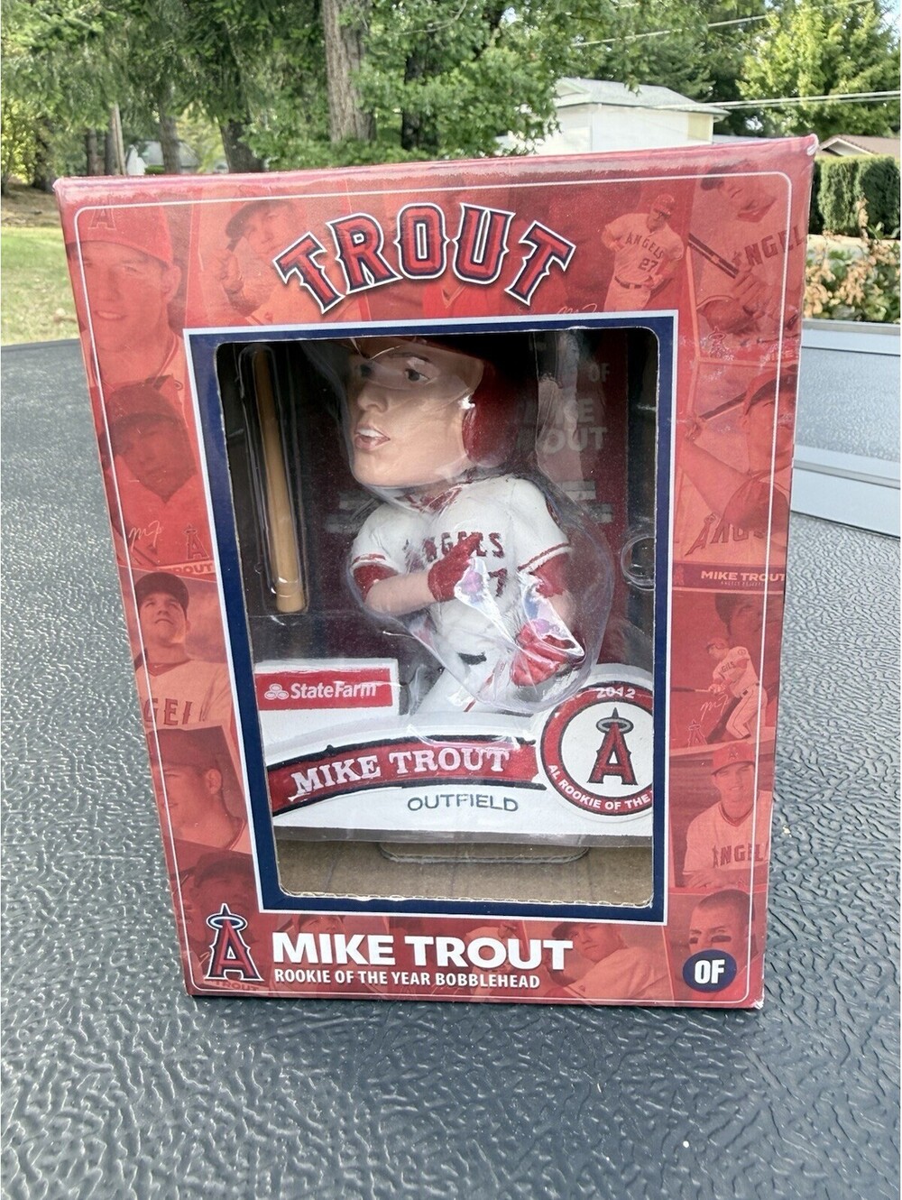 Mike Trout 2012 Rookie Of Year Bobblehead Los Angeles Anaheim Angels SGA 2025